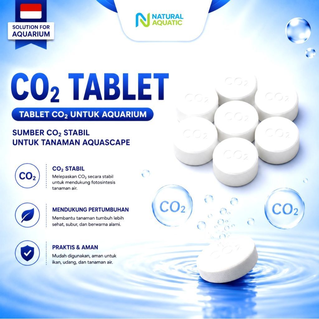 Co² Tablet Aquascape - Co2 Tablet Untuk Aquascape
