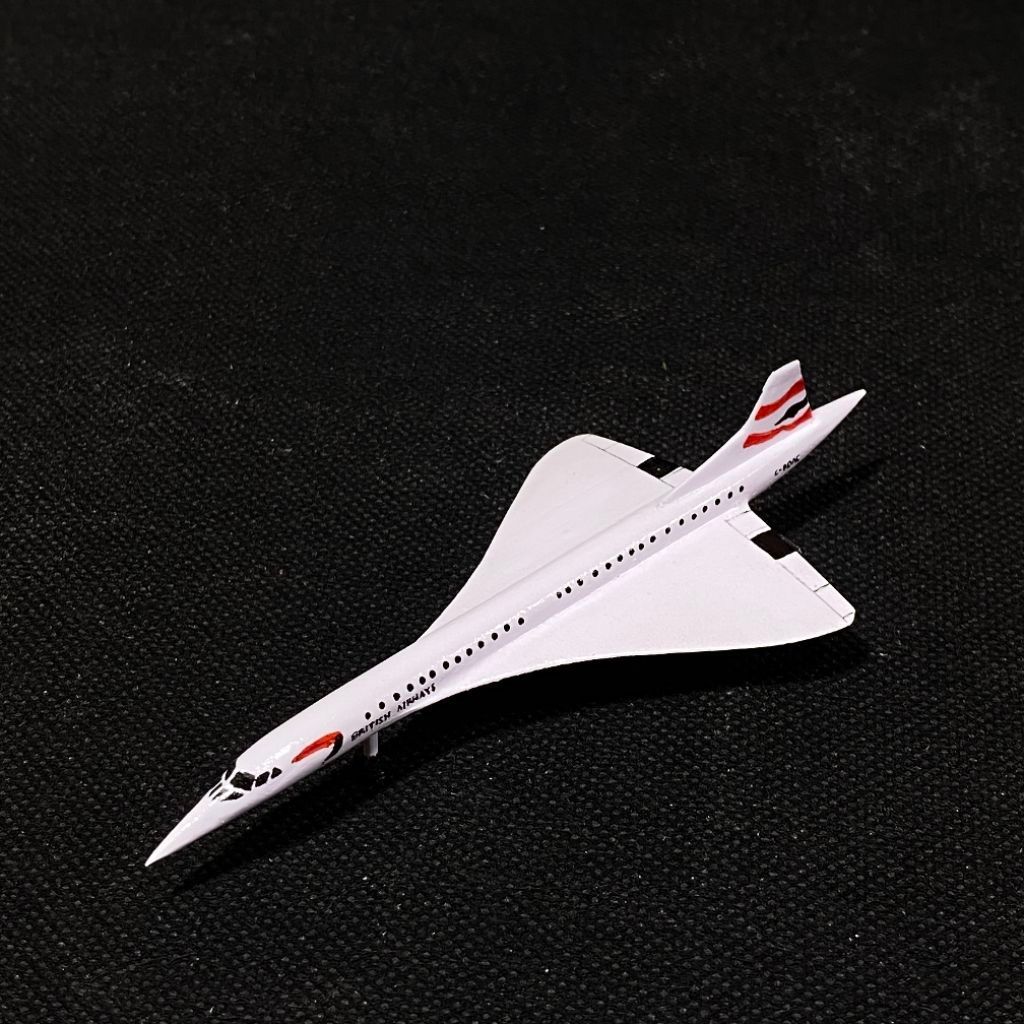 Handmade Model pesawat Concorde British airways