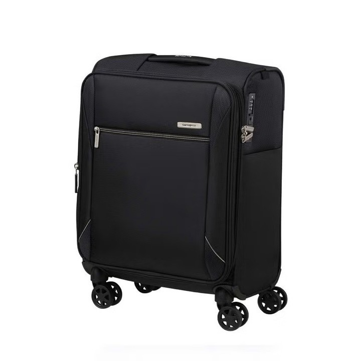 Koper Kabin Samsonite 20 Inch Super Light Softcase Quality Premium Double Whell TSA Lock - Hitam