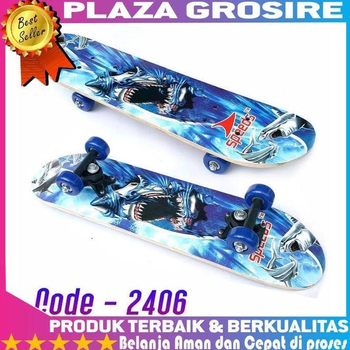 Mainan Skateboard Full Set Anak2 Kids Kayu Canada Papan Roda