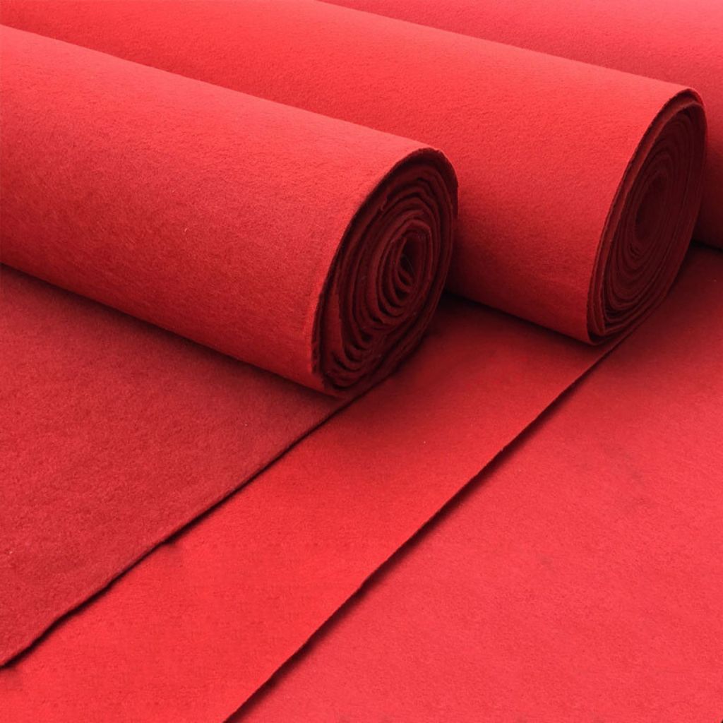 karpet bludru/ babut polos dekorasi meteran - karpet lantai - karpet ruangan [ maron ]