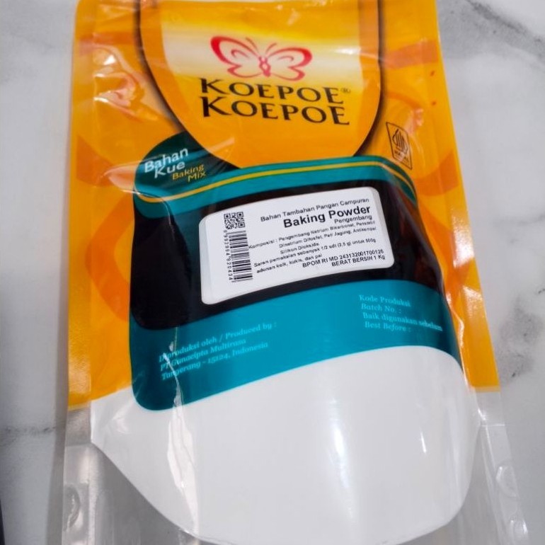 BAKING POWDER 1KG / BAKING POWDER KOEPOE KOEPOE / BAKING POWDER KUPU