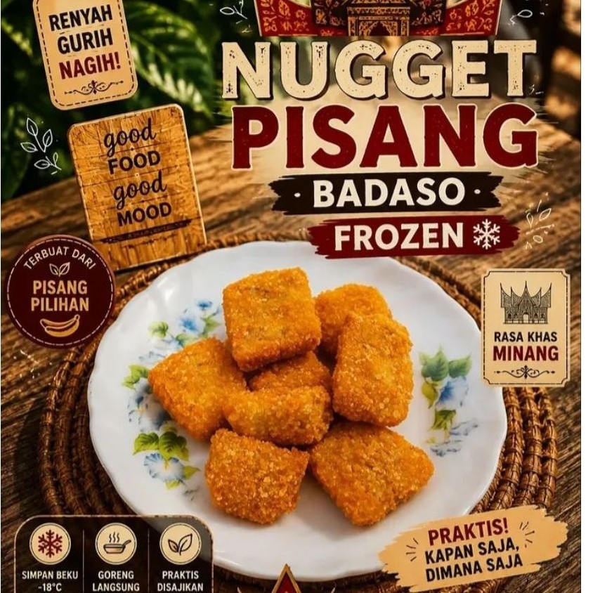 Pisang Nugget Frozen khas minang