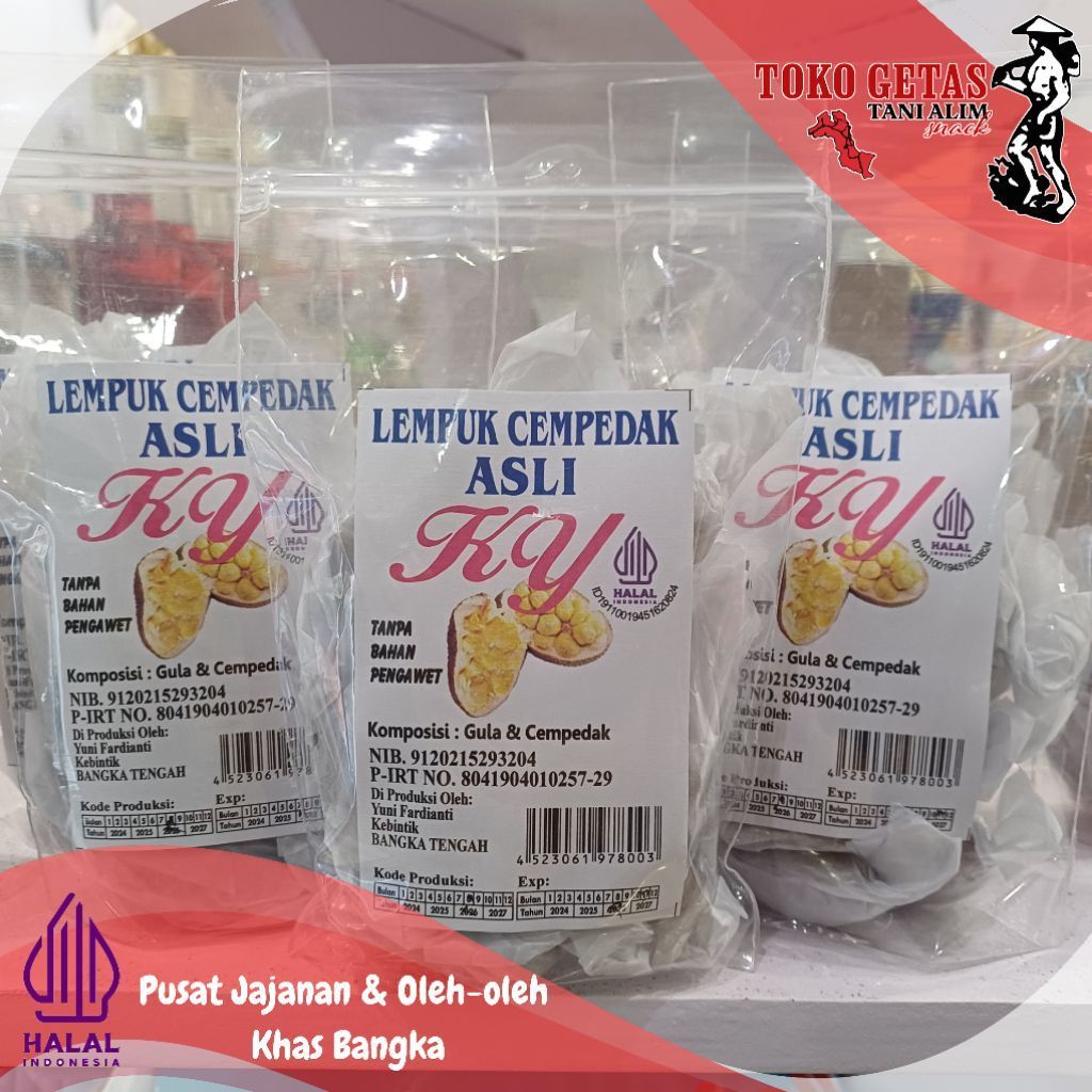 Lempuk Cempedak Khas Bangka merk KY