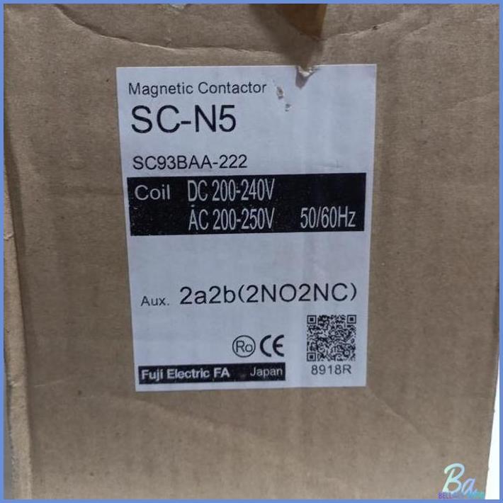 MAGNETIC CONTACTOR FUJI SC-N5 2NO 2NC 220VAC/DC RESTOCK
