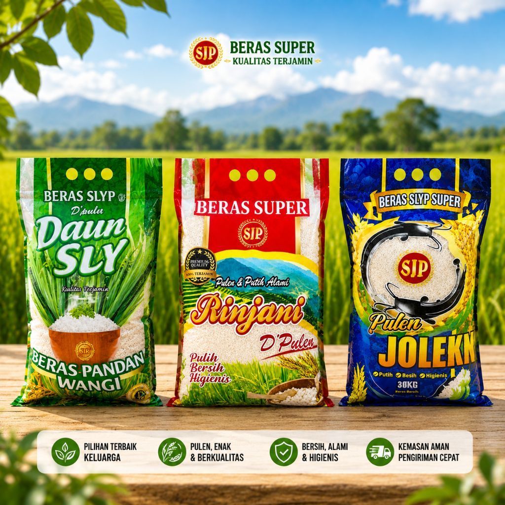 Beras Zakat 3Kg , Beras Punel 3kg ,Beras Lezat 3kg, Beras 3kg Higienis