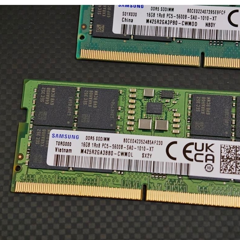 Ram Memory Sodimm DDR5 16GB 5600Mz Samsung