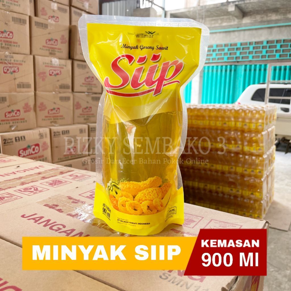 Minyak siip Refill - Minyak Goreng Siip isi 900ml - Minyak goreng serbaguna, Praktis, Ekonomis, Berk