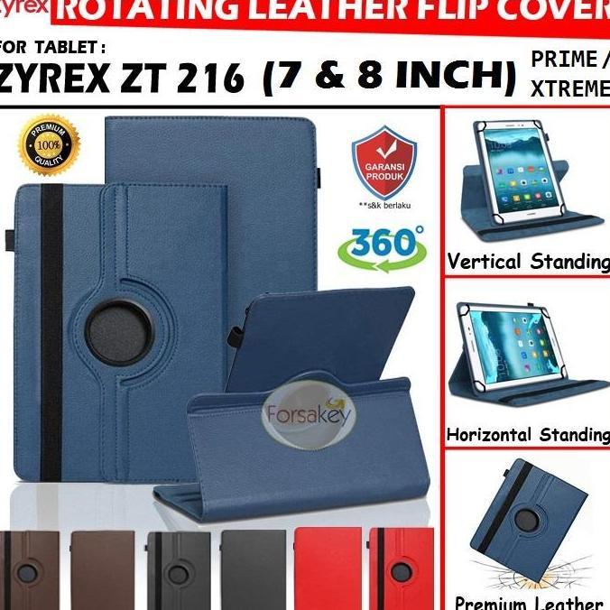 HARGA DISC - Zyrex ZT216 ZT 216 7 8 Inch Prime Xtreme Flip Book Cover Case Casing