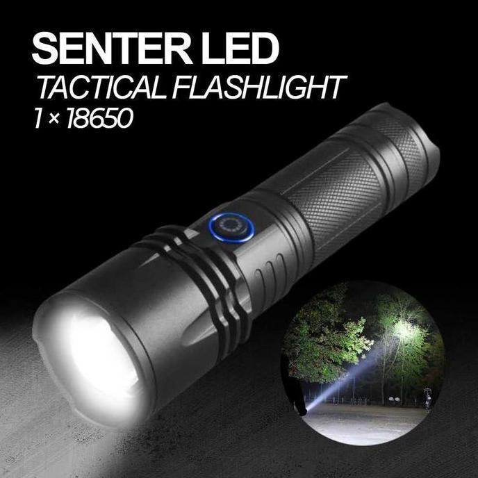 BCP TaffLED BESTSUN Senter LED Tactical Outdoor Flashlight P50 Long Range