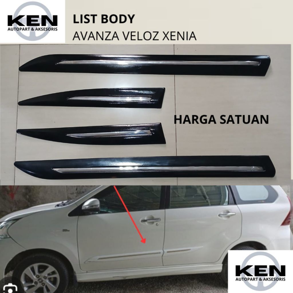 List bodi pintu samping mobil avanza xenia veloz harga satuan