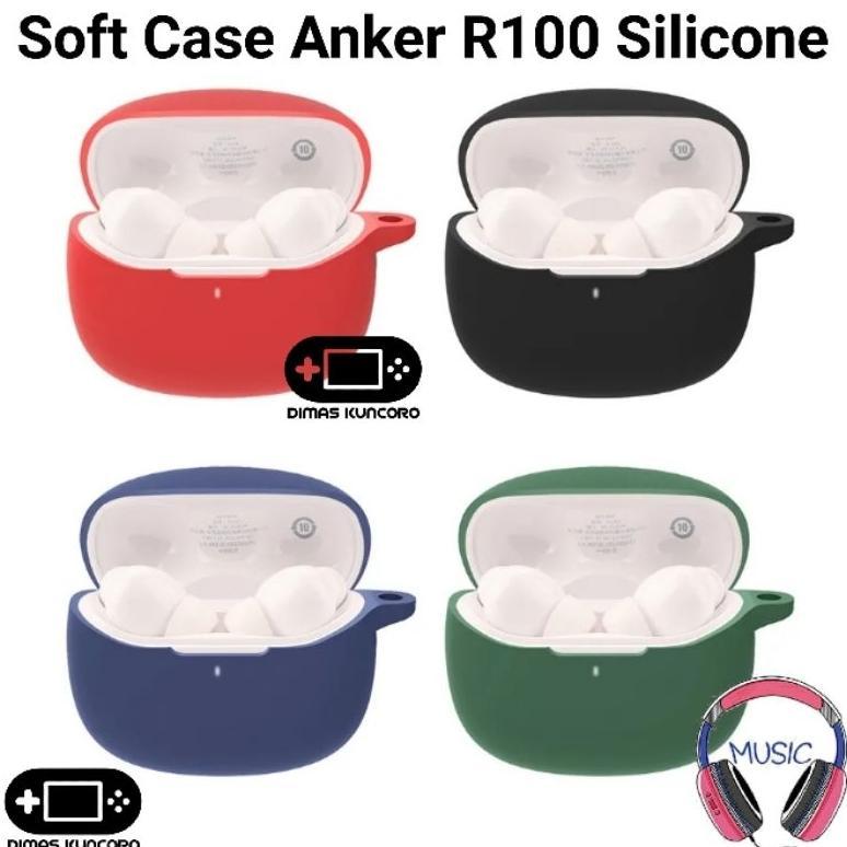 Soft Case Anker R100 silicone silicon a3981 soundcore shell karet TWS protector