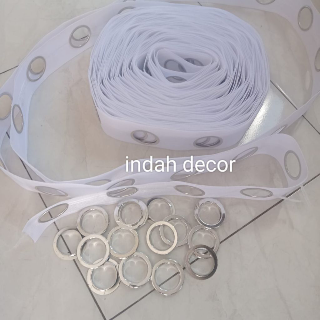 Semokring satuan per 10 lubang pita gorden semokring premium