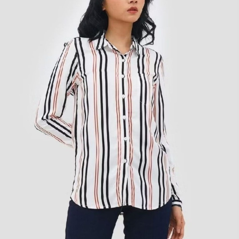 Atasan geela Aemma-atasan kemeja wanita