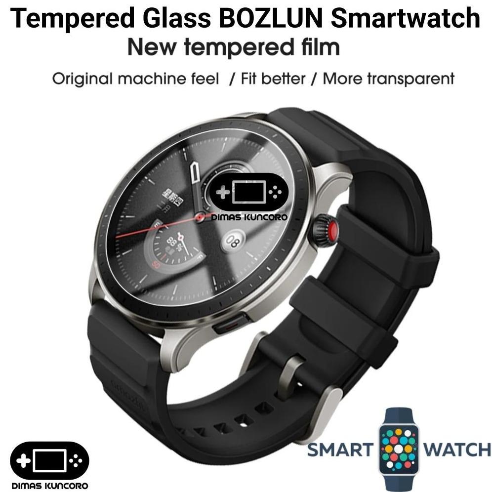 Tempered Glass BOZLUN Smartwatch anti gores antigores screen guard protector pelindung layar lcd boz