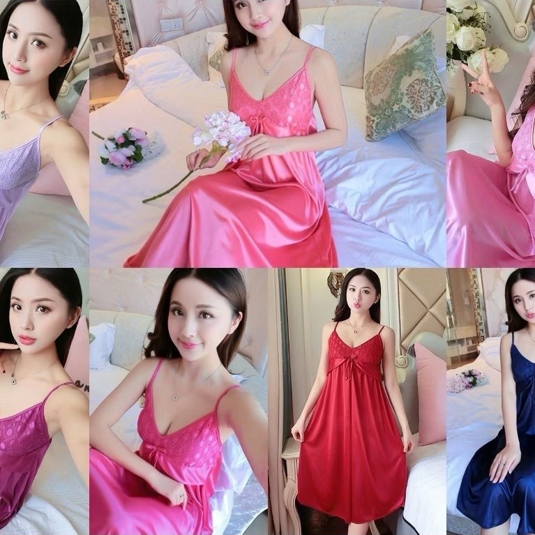 [CUCI GUDANG] Lovera Baju Tidur Baju Dinas Daster Bahan Satin 520