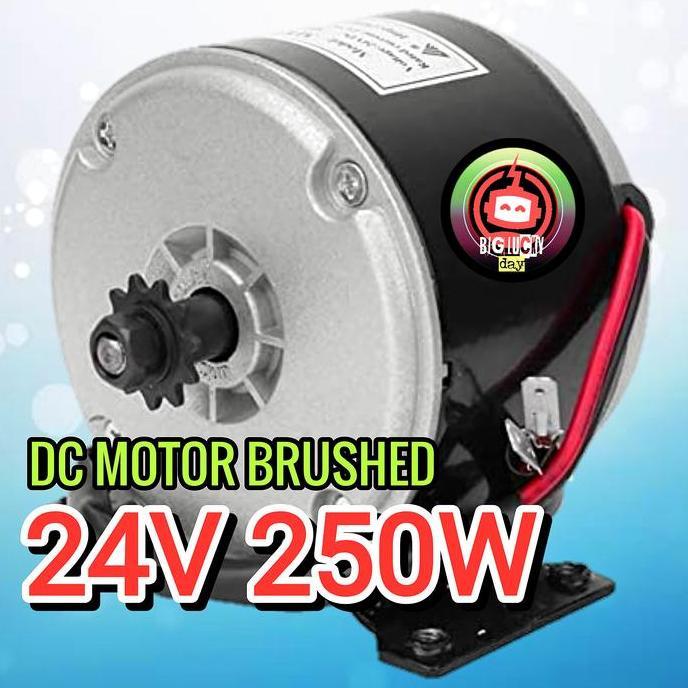 Dinamo Skuter Elektrik 24V 250W DC Motor MY1025 untuk Scooter Listrik Mr Jackie Mini GP E Scooter Sc