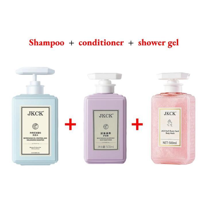 jkck shampoo, oil-control, strengthens, lightweight and voluminous, anti-dandruff, lightweight - 500