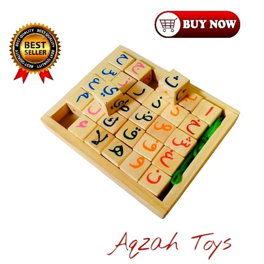 Mainan Edukasi Montessori - Busy Page Huruf Hijaiyah, Mengenal Huruf Hijaiyah dengan Menempel