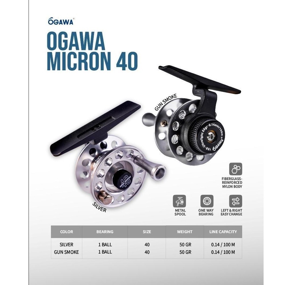 Fly Reel Ogawa Micro 40