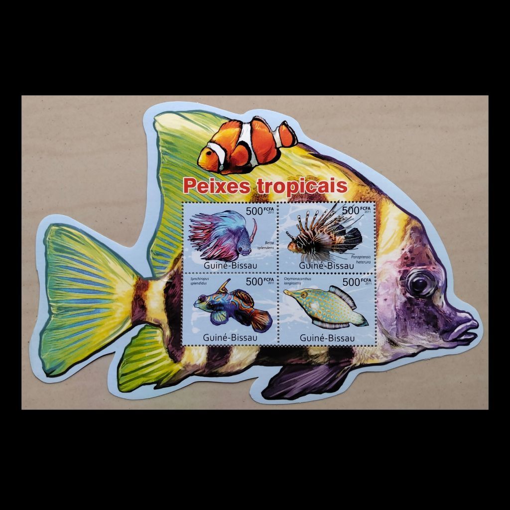 Perangko SS Peixes Tropicais Ikan 2011