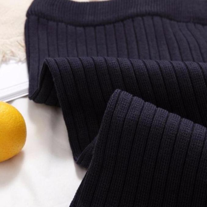 Alesha - ROK RAJUT SPAN KNIT ROK PANJANG Muslim Wanita Bawahan Tebal