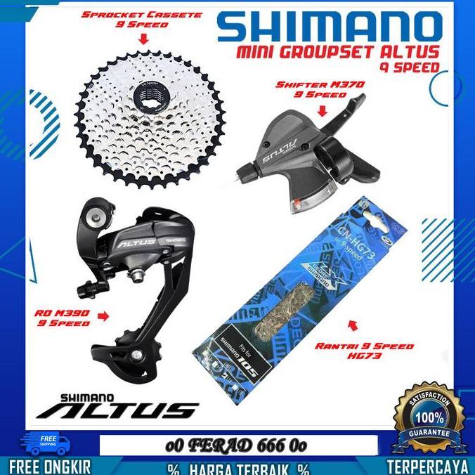 Mini Groupset Shimano 7/8/9 Speed Tourney/Altus/Acera/Alivio Single Speed Universal Bike