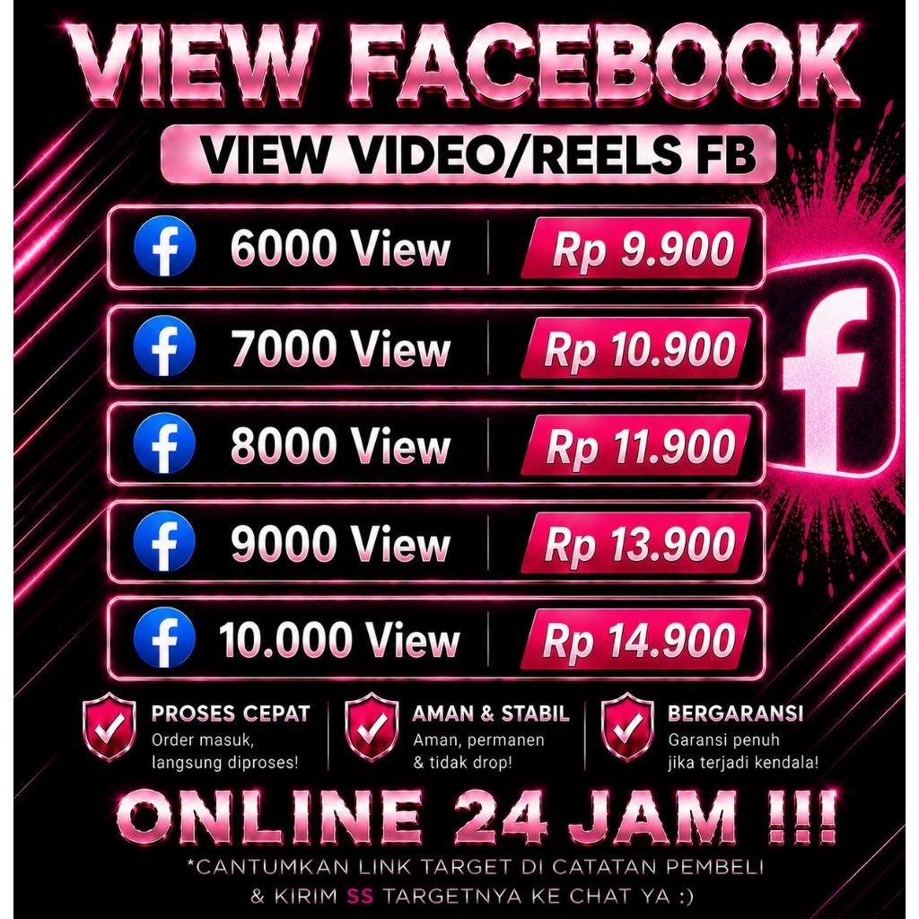 Facebook View Reels/Vidio View Facebook Pro