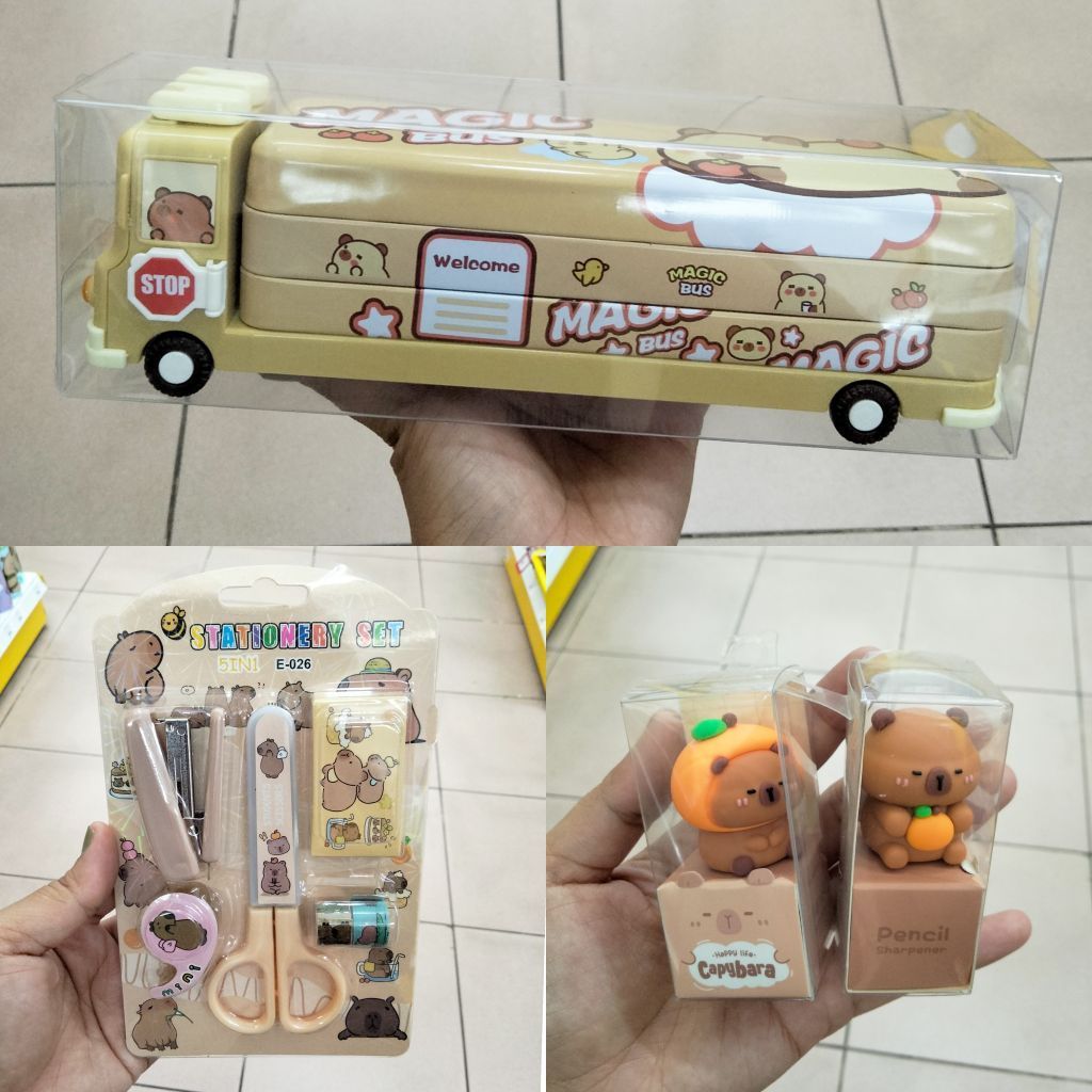 ‼️MR DIY X CAPYBARA‼️ALAT TULIS DAN KOTAK PENSIL