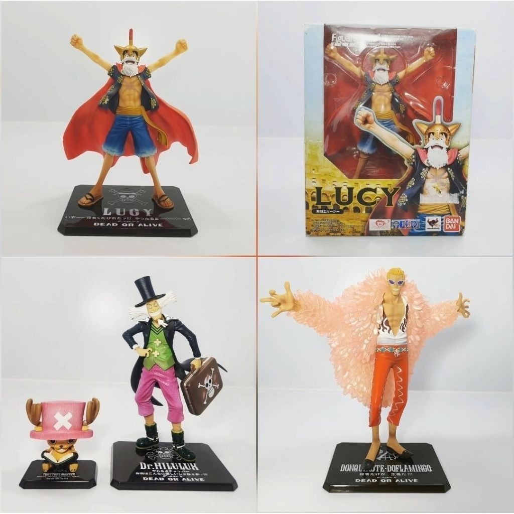 Fzo Doflamingo Lose, Fzo Lucy BIB, & Fzo Chopper Hilulux BIB