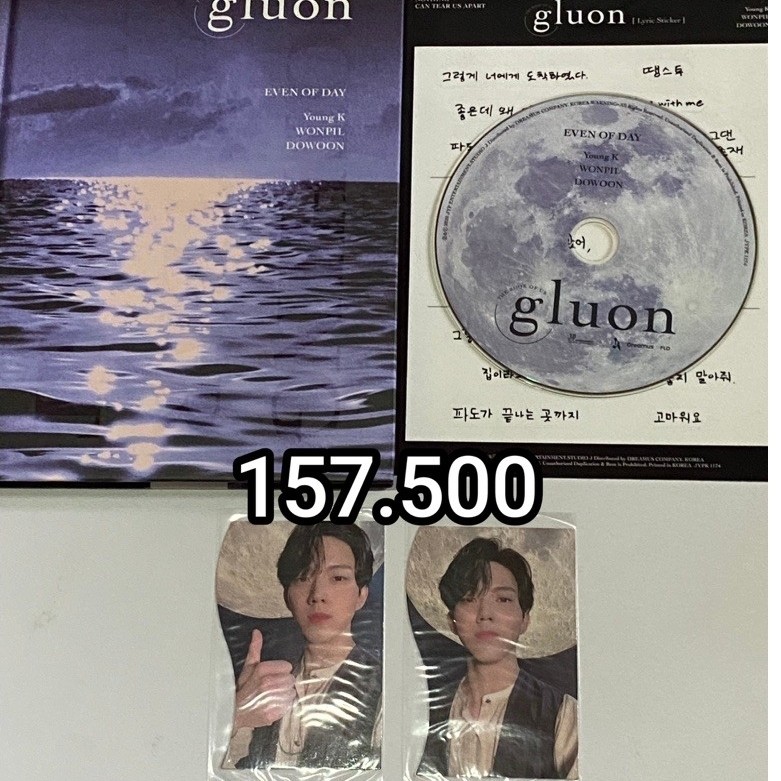 Album Fullset unsealed Day6 Even Of Day Gluon dowoon set photocard