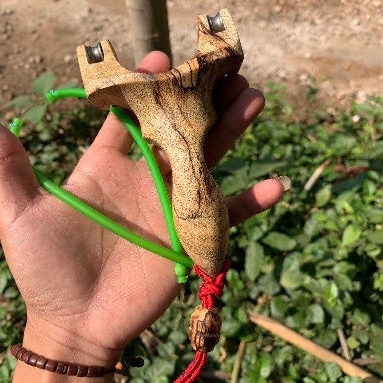 Ketapel roller kayu asem spalted
