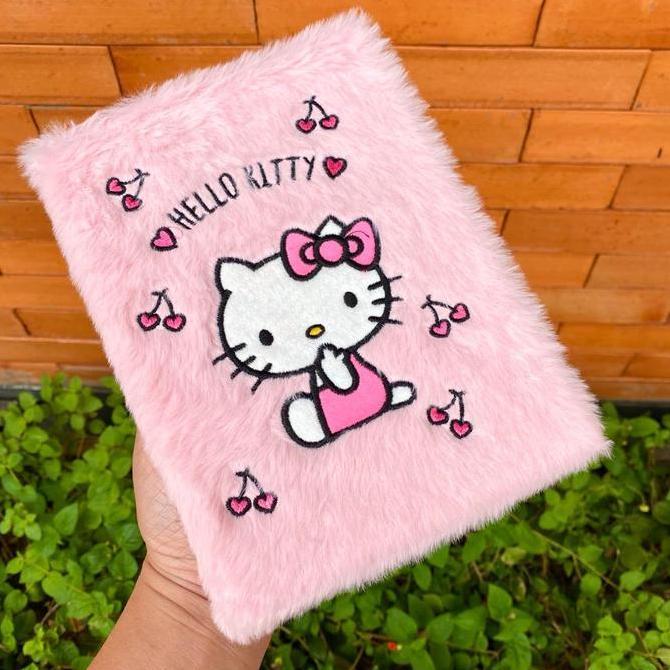 Notebook Bulu A5 Diary Bulu Buku Tulis Anak Agenda LBS