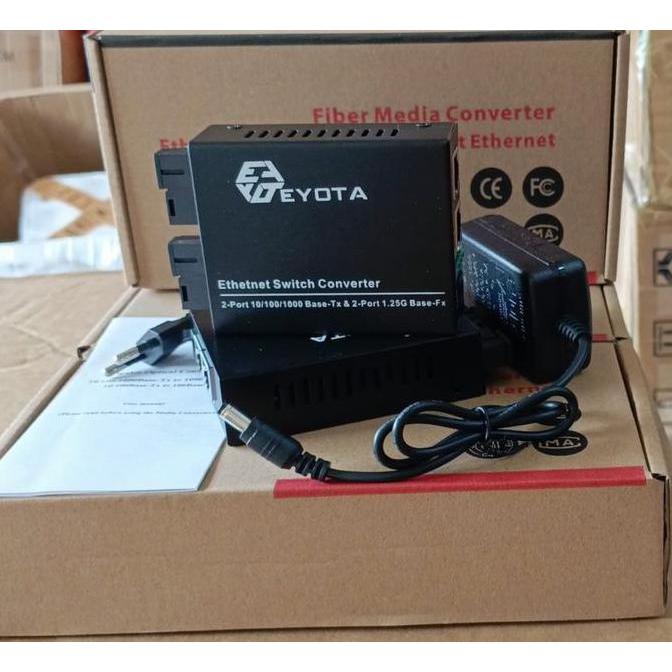 Media Converter FO Eyota Fiber Optik Fiber Transceiver