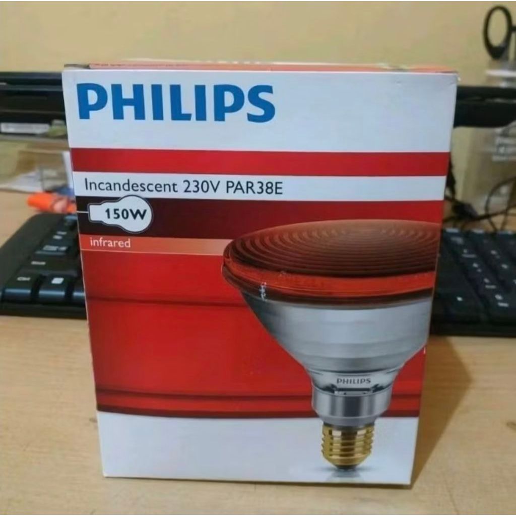 PHILIPS Lampu Fisioterapi Infrared PAR38E 150W Meredakan Rasa Sakit Infrared