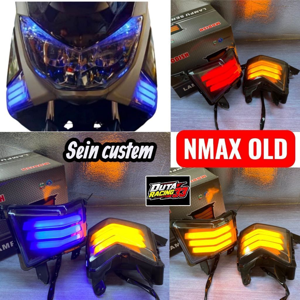 LAMPU SEIN LED YAMAHA NMAX MODEL LAMPU SEN NMAX / LAMPU SEIN NMAX OLD ORIGINAL MODISH RACING PART
