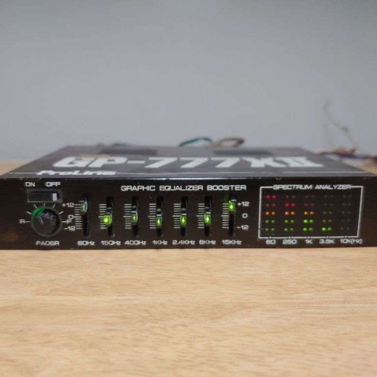 Proline Graphic Equalizer Boster Spectrum Analyzer