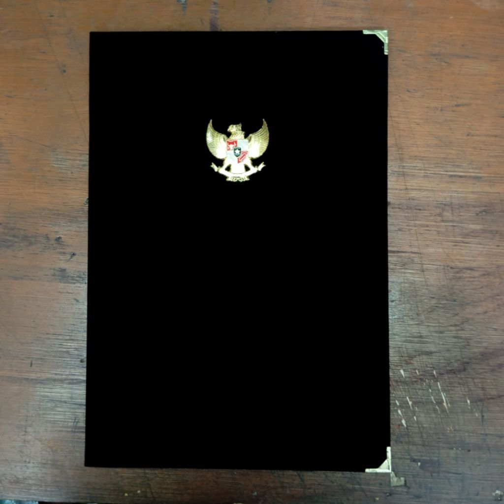 map bludru kuningan cor garuda hitam ukuran a4