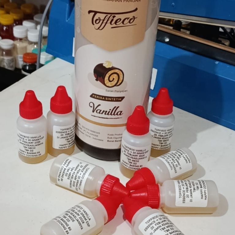 TOFFIECO ESSENCE VANILA REPACK -+ 20 G EXP 2028 TOFFIECO FLAVOUR