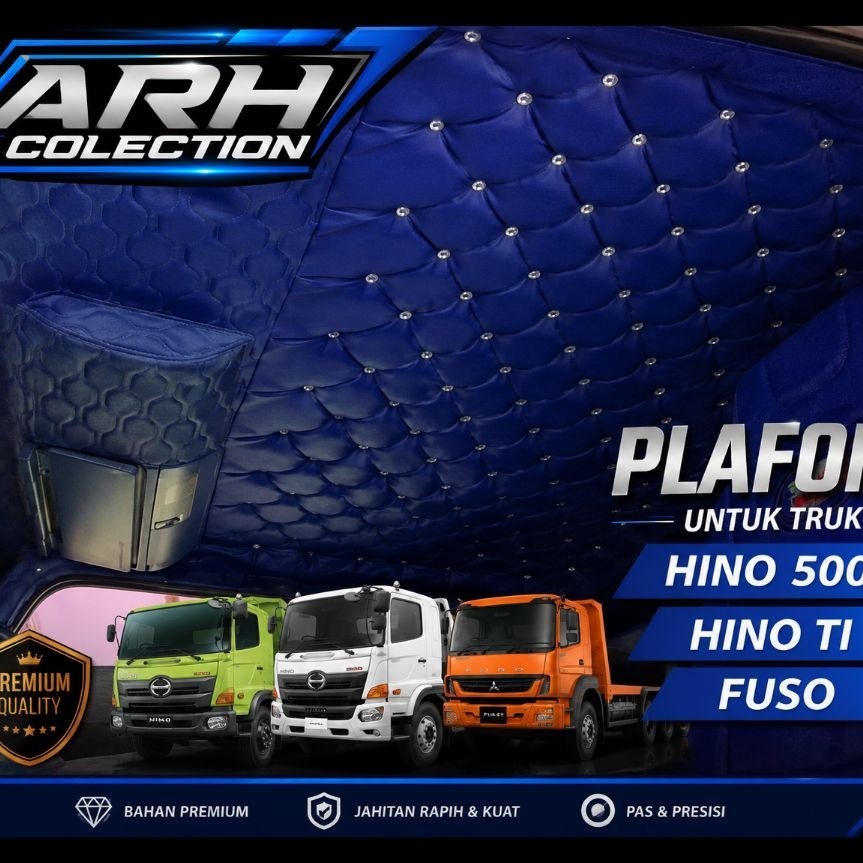 plafon truk hino lohan/500, hino ti/500, FUSO variasi sofa kancing