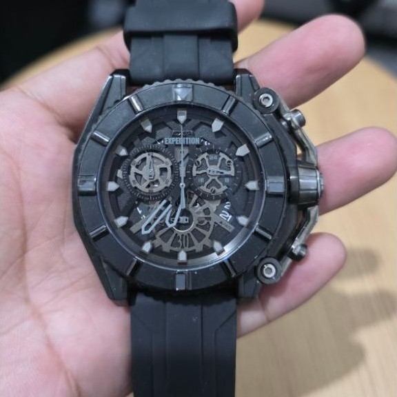 Jam Tangan Expedition E3009M Black Pria