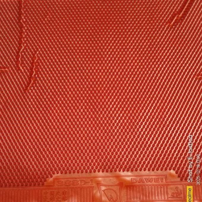 Karet Bintik Proses E-Lastica 955 1615 388D-1 Hitam dan Merah Blok Redam Sodokan Tajam