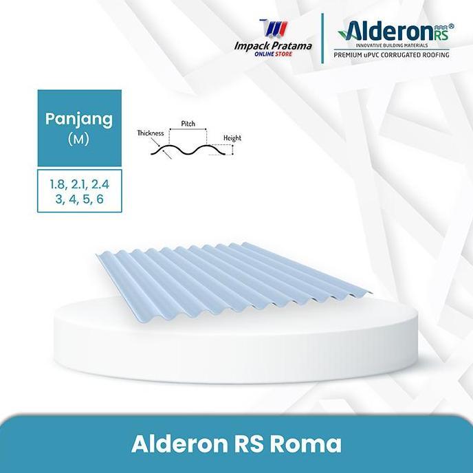 [] Jual Atap Alderon RS gelombang Roma
