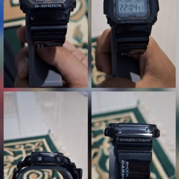 G Shock GW S5600U FULLSET LIKE NEW Strap Carbon Fiber