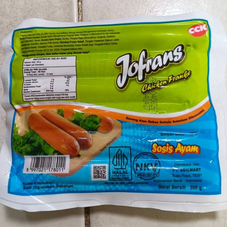 sosis jofrans 300gr