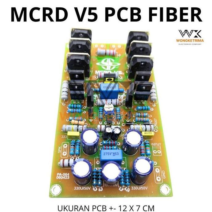 Driver Amplidier Mcrd V5 Fiber Mcrd V 5 Pcb Fiber Komponen Super