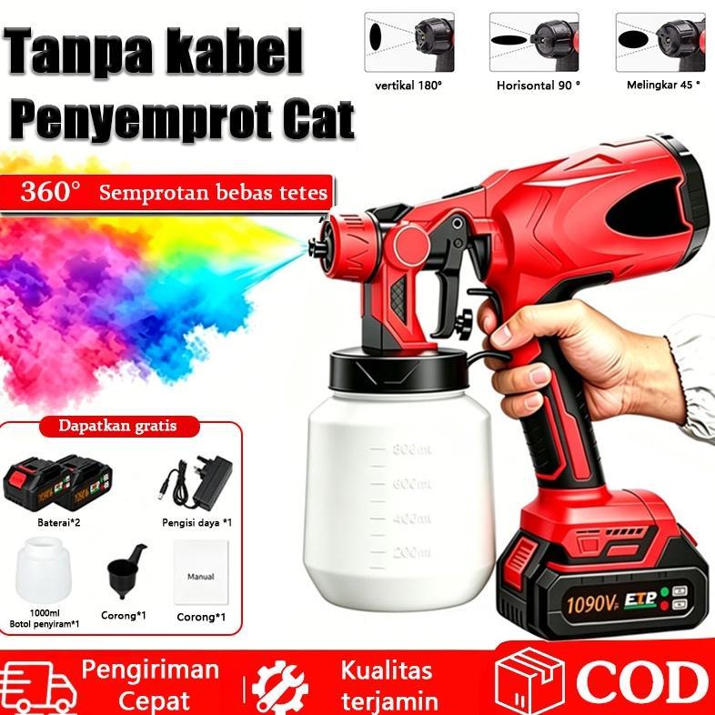Spraygun Cat Semprot Listrik 750W 1000ML Spray Gun Pistol Alat Cat Pistol semprot listrik Paint semp