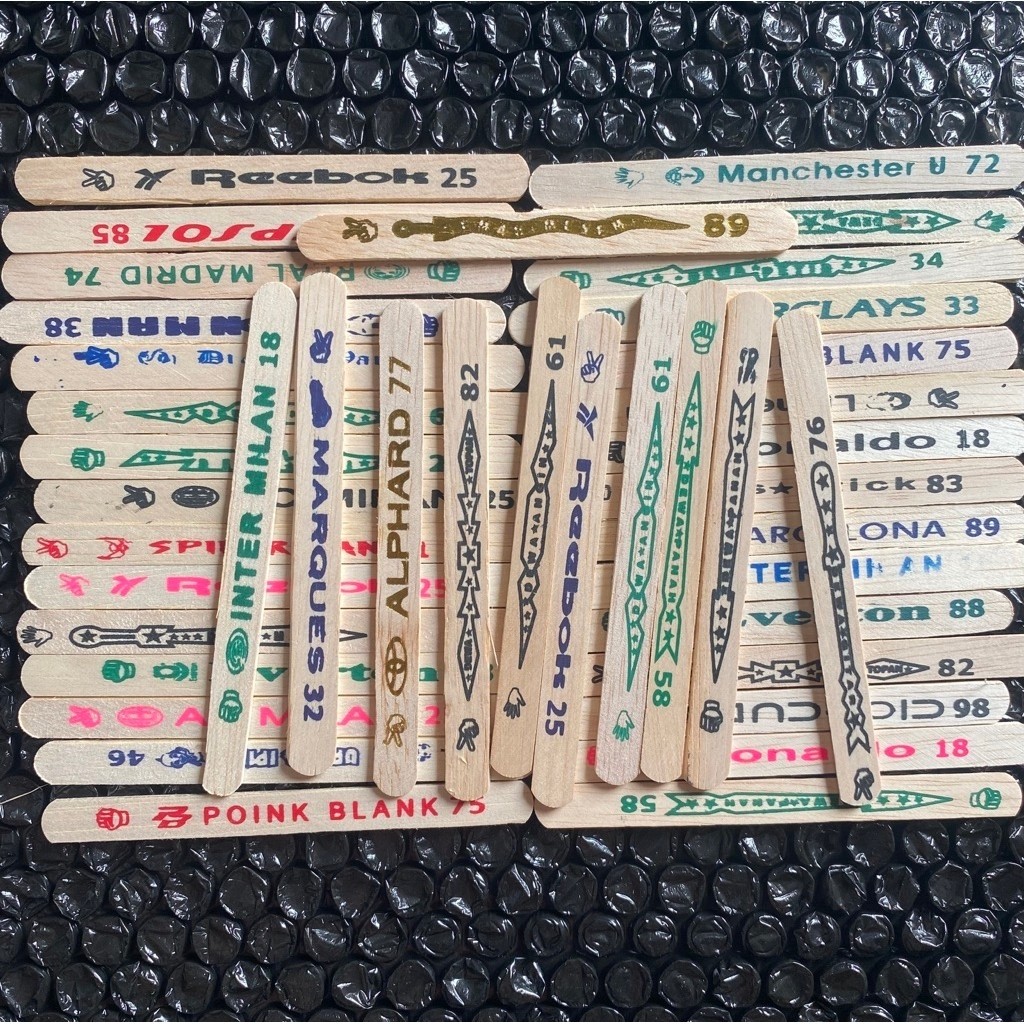 Mainan Stik Kayu Sablon 50Pc