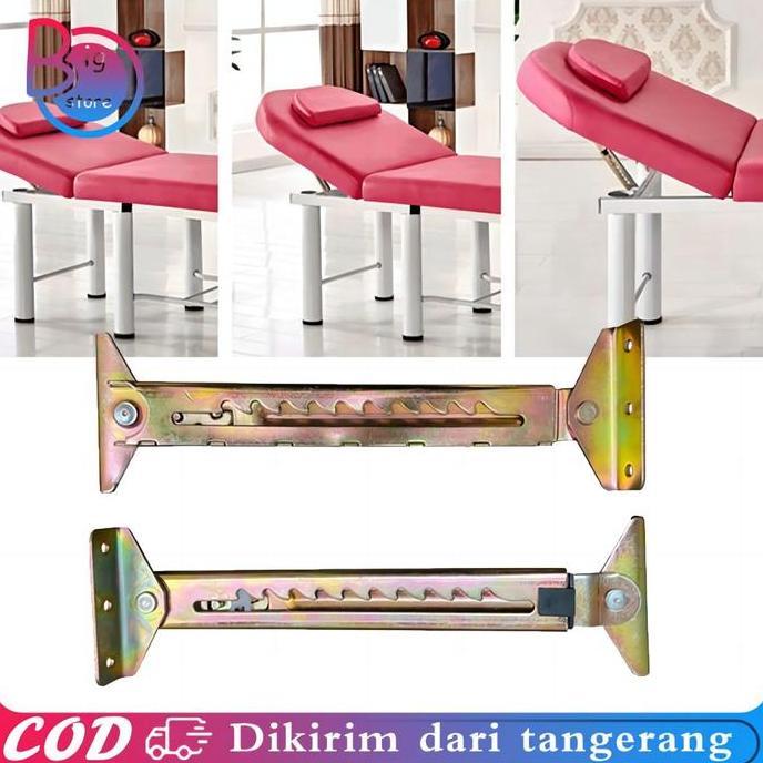FKINAPE 1pair Engsel Kursi Lipat Lesehan Adjustable Engsel Sofa Bed Engsel Tempat Tidur Lipat Engsel