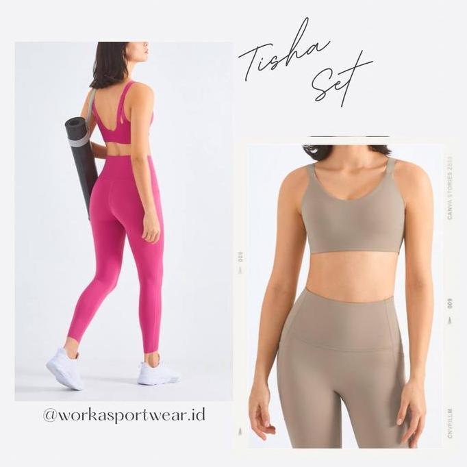 Zumza- Tisha Bra Sportbra Legging Lycra - Lycra Fabric Sportwear
